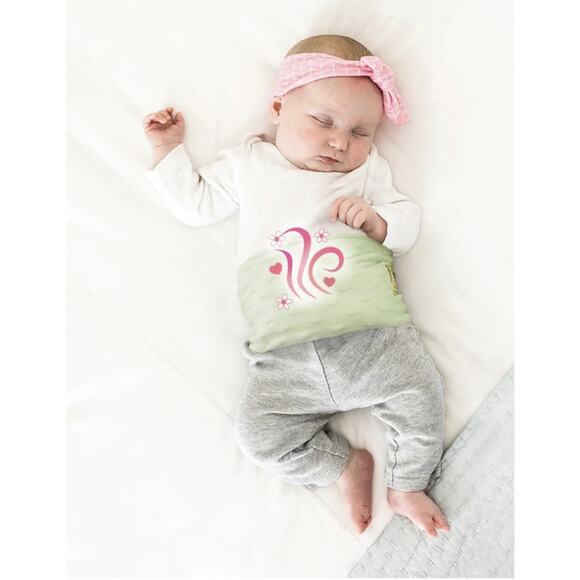 Happi Tummi Herbal Remedy Waist Band For Infant Gas Relief PINK GIRLS - Picture 2 of 5
